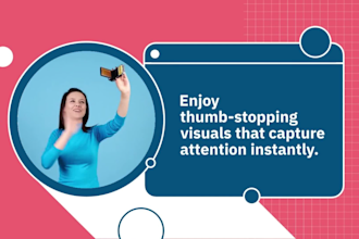 create reels, carousel, highlights, stories, post design for your instagram