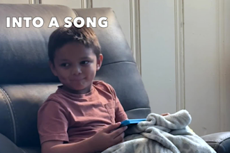 create a professional keepsake song from your childs singing