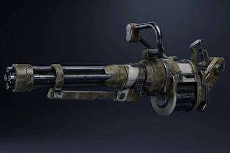 model 3d game weapons and 3d game assets for you