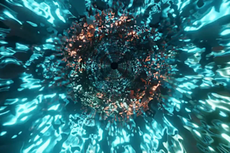 do 3d abstract art 3d seamless loop motion 3d product animation houdini