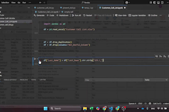 clean and preprocess your data using pandas in python