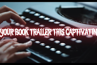 amazon book promotion, ebook trailer video, horror, crime promo video kdp ads