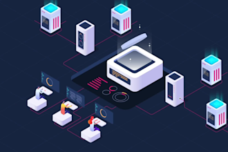 create isometric and 2d motion graphic explainer video