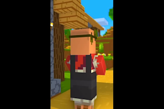 create a minecraft animation