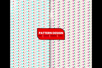 do monogram  repeat vector floral custom clothing pattern