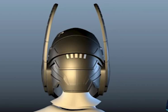 sculpt 3d cosplay model 3d helmet 3d weapon 3d armor wearable for 3d printing