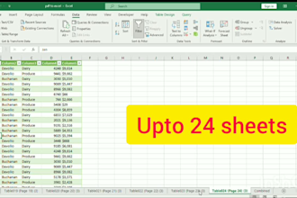 merge data and multiple excel sheets using power query
