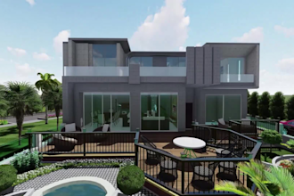 do 3d landscape garden design, backyard, frontyard, patio