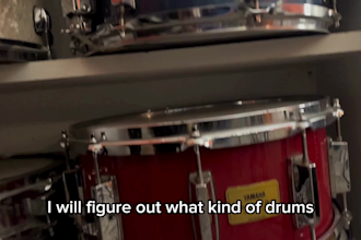 record drums on analog reel tape