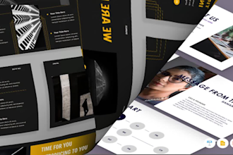 do quick powerpoint presentation and investor pitch deck design