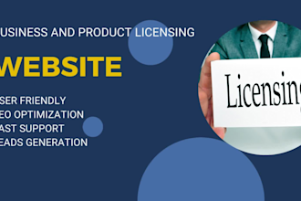 do business and product licensing website