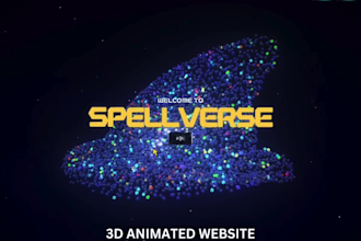 interactive 3d animated website 3d animated webflow website scrolling animation