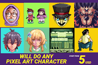 do any pixel art character