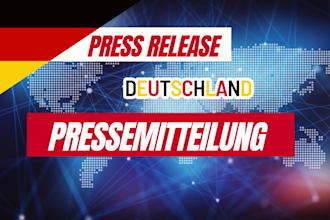 do press release distribution and PR promotion in germany