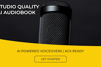 create a acx studio quality ai audiobook for authors and publishers