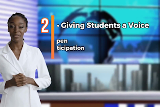 design powerpoint slides for your course or coaching class, video course editing