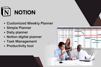do a notion digital, simple, daily, weekly planner for 2025