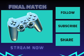 create animated twitch stream overlay, stream packages