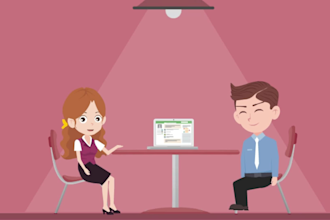 create a 2d animated video