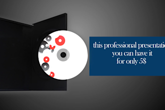 create a professional Dvd Cover video presentation