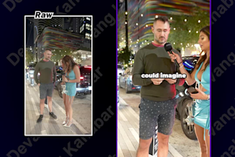 edit fast paced street interview videos