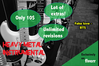 make a heavy metal instrumental of your song