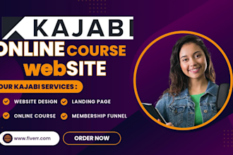 do kajabi website, kajabi landing page, kajabi online course or wordpress