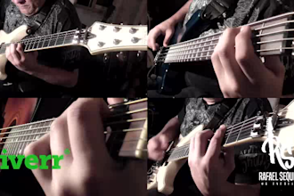 record guitar, acoustic guitar or bass