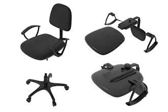 create 3d animation video high quality furniture assembling