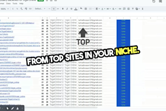 create high quality manual creation dofollow backlinks