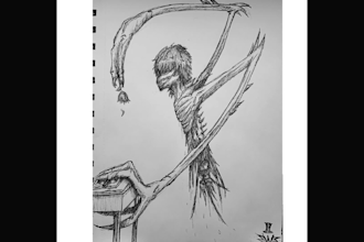 sketch your custom creature or monster