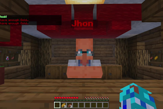 create a minecraft bedrock shop npc