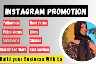 do instagram promotion for following fastly