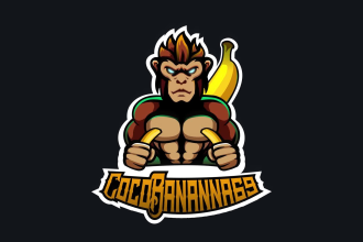 design logo mascot gaming , esport