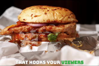 professionally edit your cooking videos for youtube, tiktok, facebook