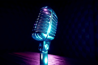 record a professional british male voice over