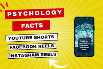 create engaging psychological facts videos for youtube shorts and ig reels