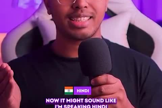 translate your video voiceover into any language with perfect lip syncing