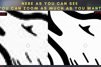 remove blur from design, vectors, svg  remove blur and sharpen and clear pixel