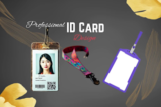 canva design visiting id lanyards card ready for print