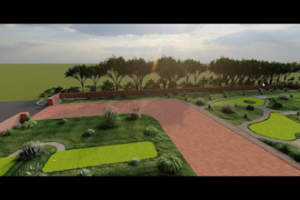 design a mini golf course with 9 and 18 holes