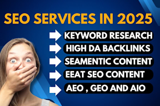 do aeo,GEO, aio, on page, technical SEO, and build high authority backlinks