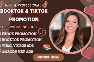 viral rank book on tiktok booktok video kdp ads audiobook rank ebook marketing