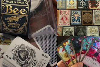 do custom 52 deck, poker card, uno card, magic, oracle, tuck box mockup