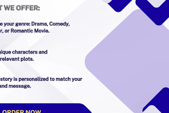 write a cinematic and engaging drama, short film and movie script
