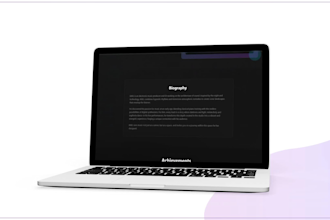custom code a professional musician, dj, or artist website with a cms