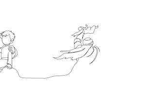 draw continuous line art animate