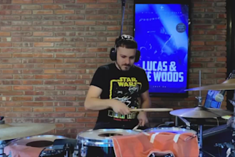 record professional real drum tracks, latin, rock pop,