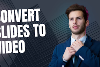 create any slides to video in just 12 hours