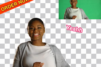 convert green screen video into transparent gifs
